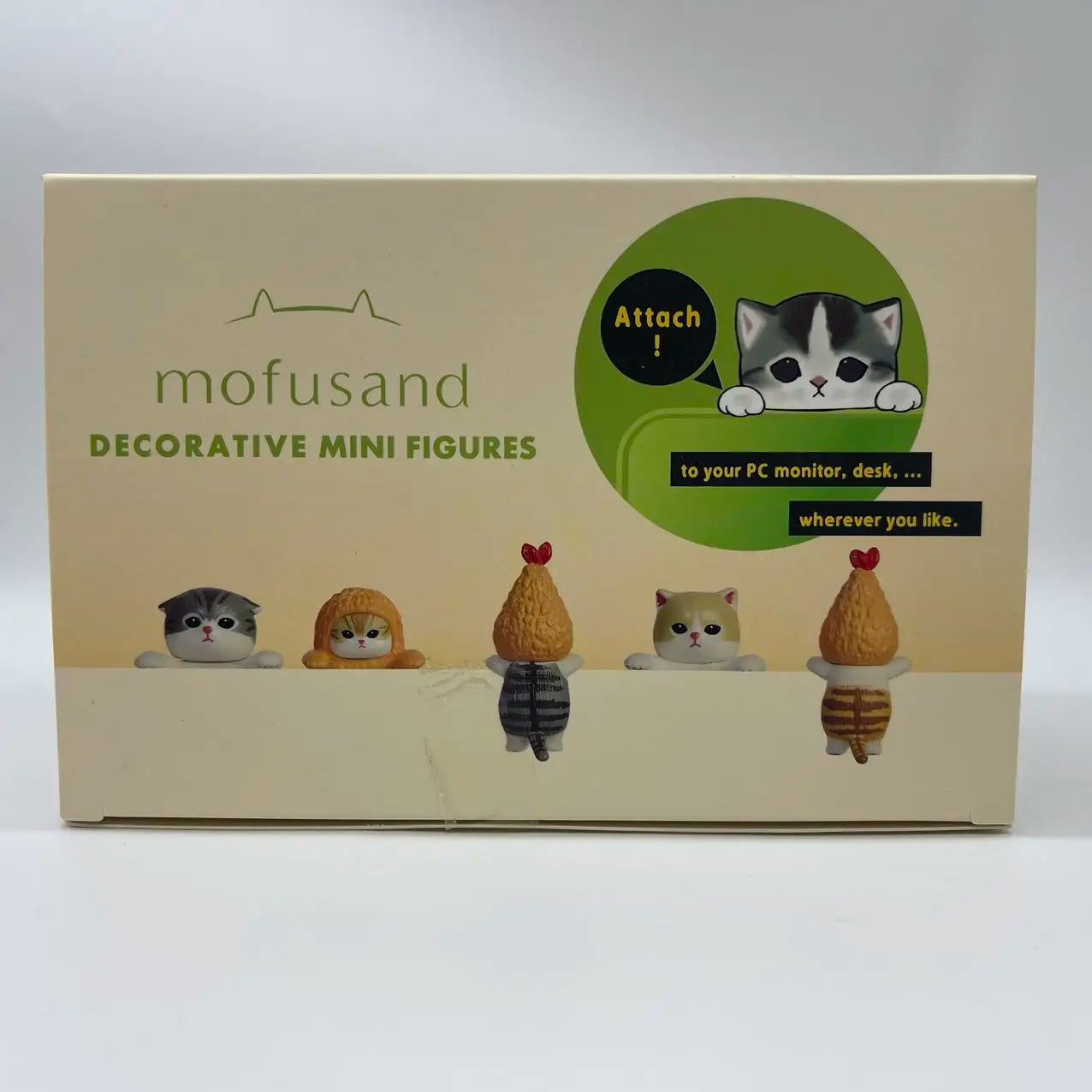 New in Stock Mofusand Cat Fruit Fried Shrimp Prone Position Series Blind Box Cute Mini Action Figure Desk Ornament Surprise Gift