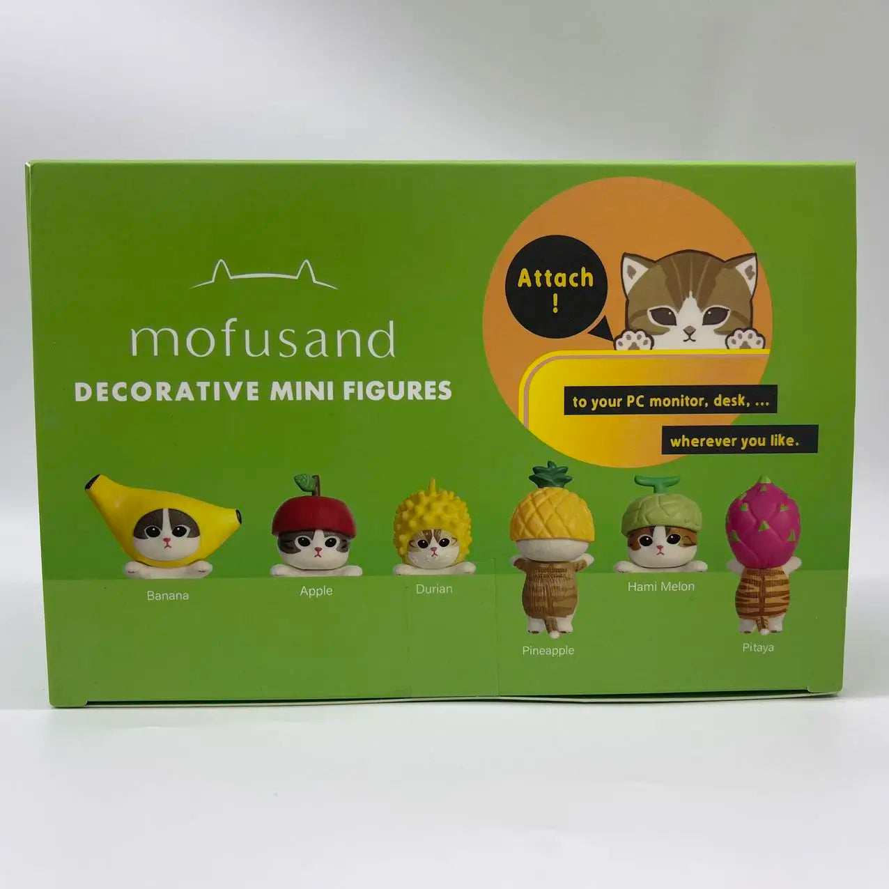 New in Stock Mofusand Cat Fruit Fried Shrimp Prone Position Series Blind Box Cute Mini Action Figure Desk Ornament Surprise Gift