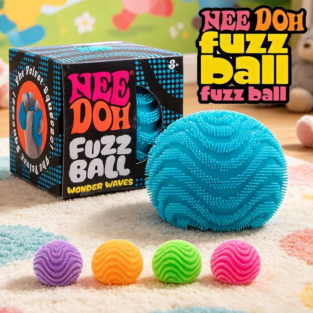 Nee Doh Fuzz Ball — Soft Stress Relief Toy
