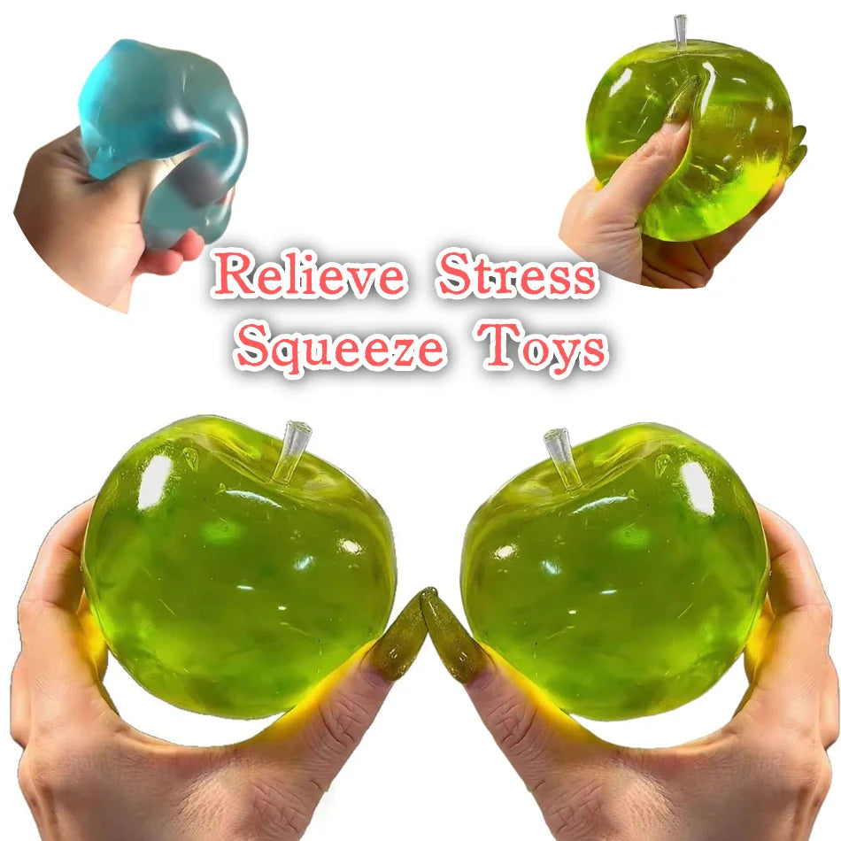 Squishy Green Apple Stress Ball
