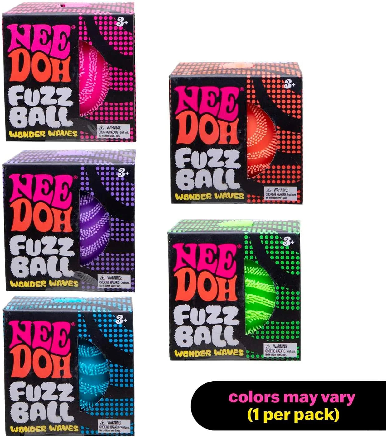 Nee Doh Fuzz Ball — Soft Stress Relief Toy