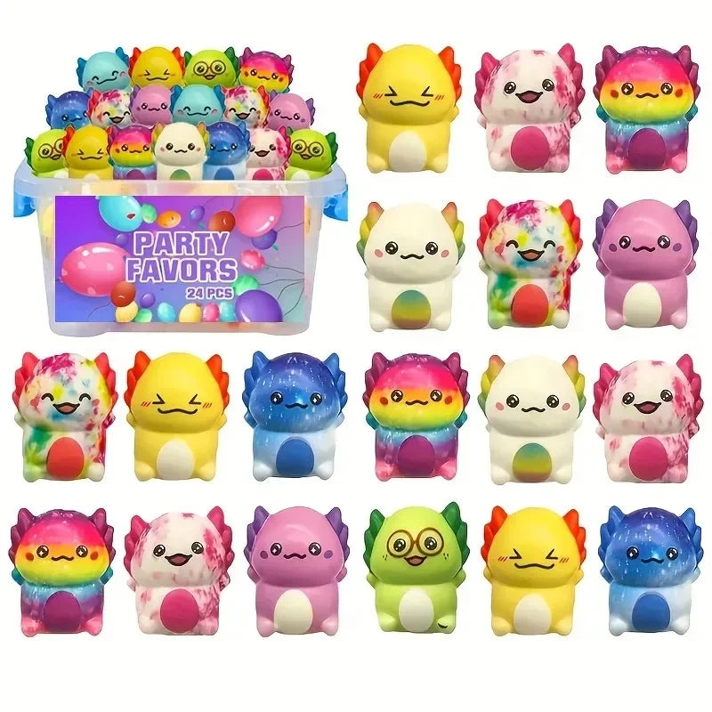 Mini Kawaii Newt Squishies — 12 or 24pc Pack