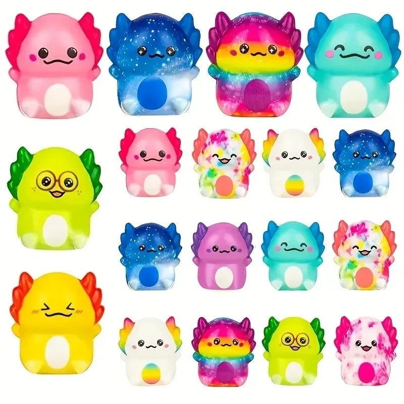 Mini Kawaii Newt Squishies — 12 or 24pc Pack