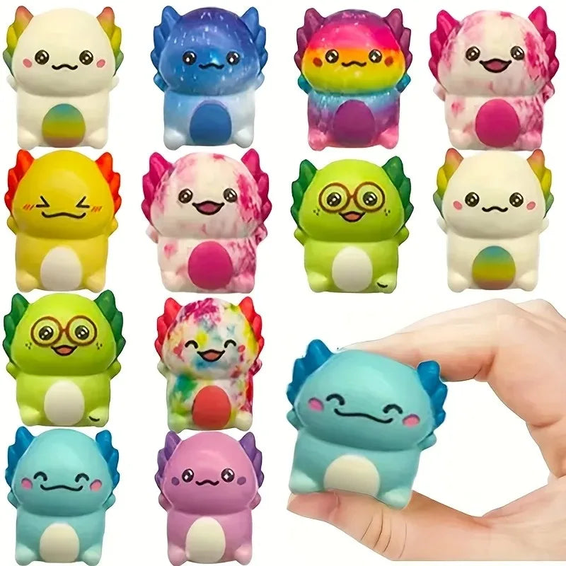 Mini Kawaii Newt Squishies — 12 or 24pc Pack