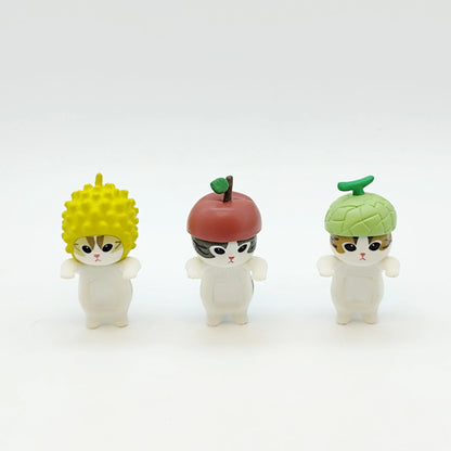 New in Stock Mofusand Cat Fruit Fried Shrimp Prone Position Series Blind Box Cute Mini Action Figure Desk Ornament Surprise Gift